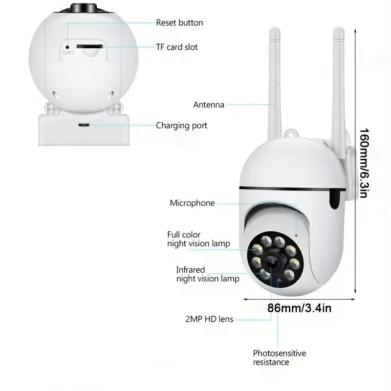 Cámara WIFI con Seguridad Inteligente